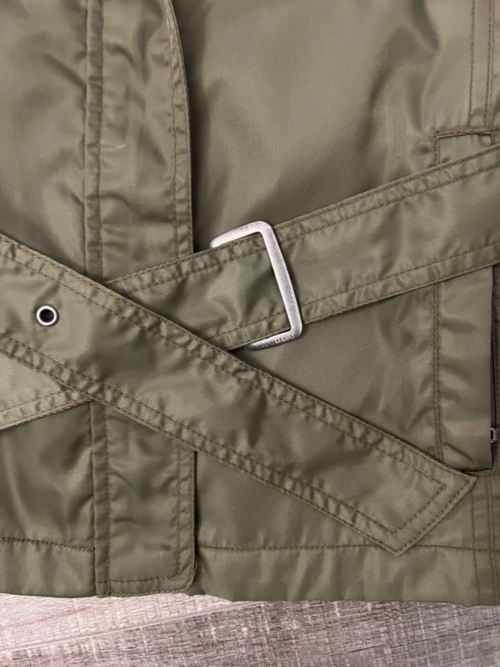 Lightweight women’s olive green utility/military style jacket sz S - Picture 5 of 14